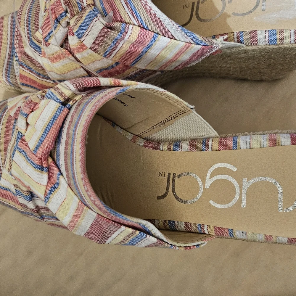 Sugar Women Pink Striped‎ Wedges